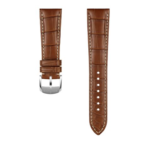 breitling brown crocodile strap|Breitling alligator leather strap.